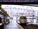 STOCK - View of a train pulling into a station, Paris, France, July 2001 (Keith Levit)