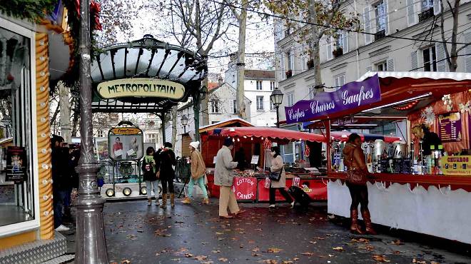 Marché de Noël des Abbesses