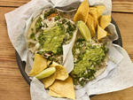 Fish taco at Pinche TaqueriaThis spin-off of a Tijuana, Mexico, taqueria channels the Baja original with fresh fish tacos. Golden fried fingers of beer-battered mahi-mahi line a single tortilla and are dressed with crunchy shreds of green cabbage, onions 