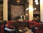 "I like the Ace Hotel (20 W 29th St between Fifth and Sixth Aves; 646-214-5742, acehotel.com/newyork). There are two restaurants between a lounge and a store---there's people on their laptops, people drinking coffee, it's just a great hub. And you can fak