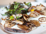 Mushroom egg toast with Parmesan cheese and herbs ($12)Colonie, 127 Atlantic Ave between Clinton and Henry Sts, Brooklyn Heights (718-855-7500, colonienyc.com)