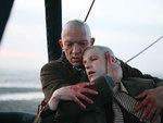 LOSE SHAVE Vincent Cassel, left, offers apocalyptic comfort in Our Day Will Come.