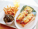 Hot dogs at The Smoke Joint
