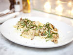 Mushroom and ricotta kreplach at Kutsher's Tribeca