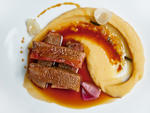 Smoked beef tongue at Hospoda