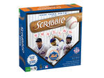 New York Mets Scrabble Like baseball, Scrabble is a slow, methodical game that rewards intelligence. Play Mets-style by starting out strong before a spectacular late-in-the-game collapse; the ballpark-shaped board and special scoring system help set the s