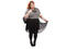 Mason calls this outfit her equivalent of a "jeans and T-shirt" look.  She pairs a Rodarte x Opening Ceremony collaboration tee with a skirt  from Betsey Johnson. "I originally bought it to wear to bar and bat  mitzvahs when I was 13," she admits of her f