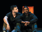 DOING HARD TIME Cellmate Alioto, left,takes advantage of Smith in LightsRise on Grace.
