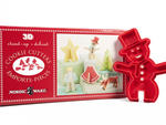 Nordic Ware 3-D Holiday Cookie Cutter Set Give your baking-fanatic friend a jump-start on the holiday-sweets season with this snappy kit. The 12 plastic cutters make figures and stands that fit together, so their snowman, tree, angel or reindeer can stand