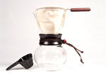 Hario Drip Pot Woodneck The elegant Chemex might be the best-known pour-over coffee setups, but many bean nerds favor this neat little tool. The stylish pot produces exceptionally rich, full-bodied cups of java, thanks to the cloth filter, which is more p