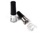 Menu Vacuum Stoppers The old gray rubber Vacu Vin wine stoppers pump air out of bottles to prevent oxidation, but don't look too pretty, while many decorative stoppers fail to keep vino fresh. These sleek Scandinavian wine stoppers have a miniature pump b