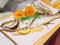 Salt-crusted branzino