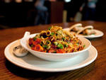 Rice cakes at Momofuku Ssm Bar