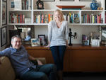 Philadelphia native Anna Greenacre and her London-born husband, Kerry Warwicker, might spend their days in the corporate world (she works in health-care research and he in banking IT), but the fourth-floor walk-up they come home to is anything but stuffy.