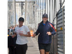 Christy Turlington Burns, 41, TribecaThe supermodel is running her first marathon ever in support of Every Mother Counts (everymothercounts.org), an organization dedicated to raising awareness of maternal health. If  the above photo is any indication, she