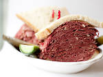 Corned beef sandwich at 2nd Ave Deli