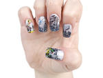 New York City skyline manicure, $150, at Delacqua Salon and Spa

Click the image above to see a slideshow detailing all ten fingers.