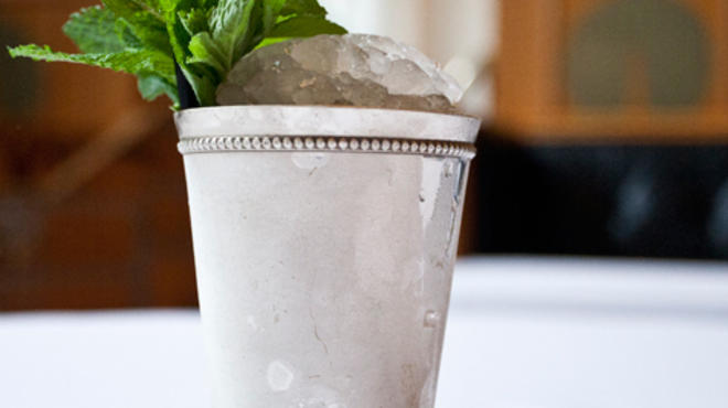 The Mint Julep at Eleven Madison Park. Featured in Cutting-edge cocktail trends.