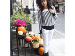 Luz Pavon, 19; model, designer, producer and sometime-DJ. Spotted on Orchard St at Broome St. "You can express who you are with fashion. My look is Studio 54 mixed with 2010."Sweater from Miu Miu, visit miumiu.com Pants from Zara, various locations throug