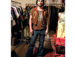 Patrick Matamoros, 35, owner of Chapel NYC, Chinatown Patrick's t-shirt is from his own collection, Chapel NYC (chapelnyc.com), a vintage clothing company specializing in "the perfect vintage rock and Harley t-shirts." His '70s elephant-bell Levi's (levis