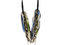 Necklush Night Forest necklace with antiqued brass chains, $48Stephano Diaz and Troy Mattison Hicks, the gents behind Brooklyn brand Necklush, started selling multistrand looped cotton necklace from their Etsy shop in 2008. Now they've upped the hip facto