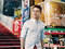 Daniel Radcliffe in Times Square