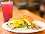 Chicken-and-egg sandwich (Photographs: Jolie Ruben)