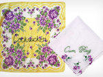 At first glance, these cotton, hand-embroidered kerchiefs look like a treasured keepsake from Grandmother's dresser drawer. But these reusable whack-off rags---yep, they exist---are riddled with words like cocksucker and, of course, cum rag to keep things