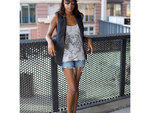 Courtney Willis, 21, magazine writer. Spotted on the High Line."I'm wearing a lot of cut-off shorts, hats, tailored vests and blazers. Plus, I love a good, fun, free-flowing shirt."Vest from Forever 21, 578 Broadway between E Houston and Prince St (212-94