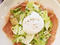 Escarole, ham and turnip salad with a soft egg at Northern Spy Food Co.