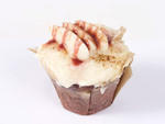 Red velvet raspberry cupcake from Sweet Revenge Bakery (62 Carmine St between Bedford St and Seventh Ave, 212-242-2240, sweetrevengenyc.com)