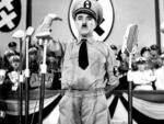 BLITZKRIEG BOP Chaplin parodies a certain German figure.
