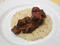 Tamarind-glazed hanger steak on a manteca-enhanced tortilla