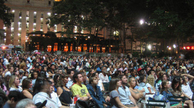 Bryant Park Film Festival (Photograph: Ethan Lercher)