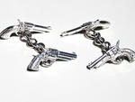 Title of Work sterling-silver double-guns cufflinks, $476 (normally $560), at titleofwork.com