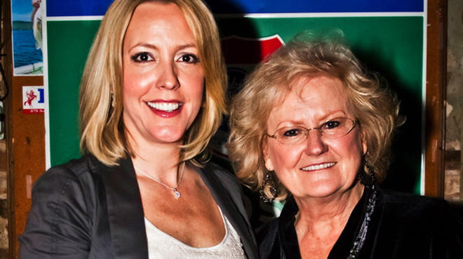 Kambri Crews and her mother