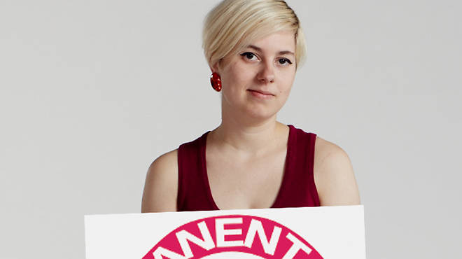 Sophie Weiner, member of Permanent Wave, a network of feminist artists and activists