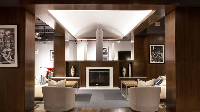 The club lounge at 2 Cooper, East Village