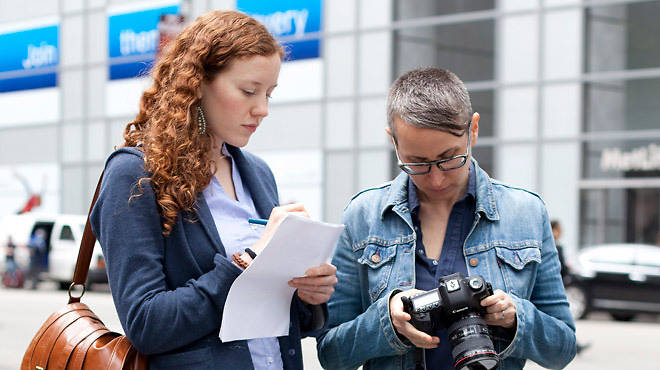 From left: Kate Lowenstein, Allison Michael Orenstein