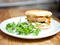 Smoked sablefish sandwich at Roberta's