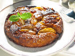 Caramelized apple pancake at Bowery Diner