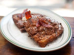 Panettone French toast at Saint Austere