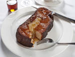 Sourdough French toast with roasted cinnamon-apple butter at North End Grill