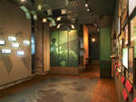 Installation view of the permanent exhibit: "With a Single Step: Stories in the Making of America" at Museum of Chinese in America (MOCA)