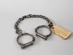 Shackles, 1860s, from "Activist New York" at the Museum of the City of New York