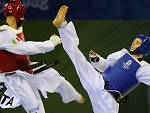 Aaron Cook match against Mauro Sarimento, Beijing 2008 Olympic Games