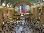 When Grand Central Terminal opened, it was the busiest train station in the country. In 1947, 65 million people (the equivalent of 40 percent of the population) traveled through the terminal. Today it has more working platforms than any other station in t