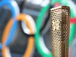 The torch of the London 2012 Olympic Games