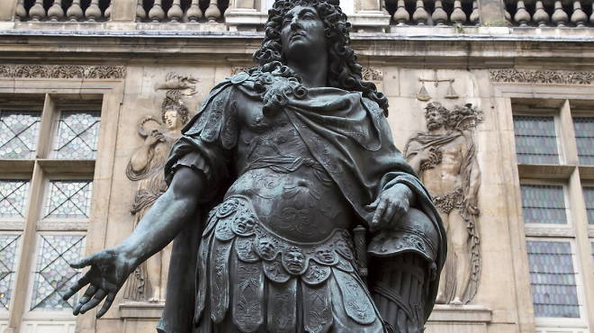 Heartless: Louis XIV's statue at the Musée Carnavalet