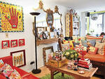 Photo archivist and avid collector Jeanie Engelbach's cheerful dwelling is an ode to American nostalgia.